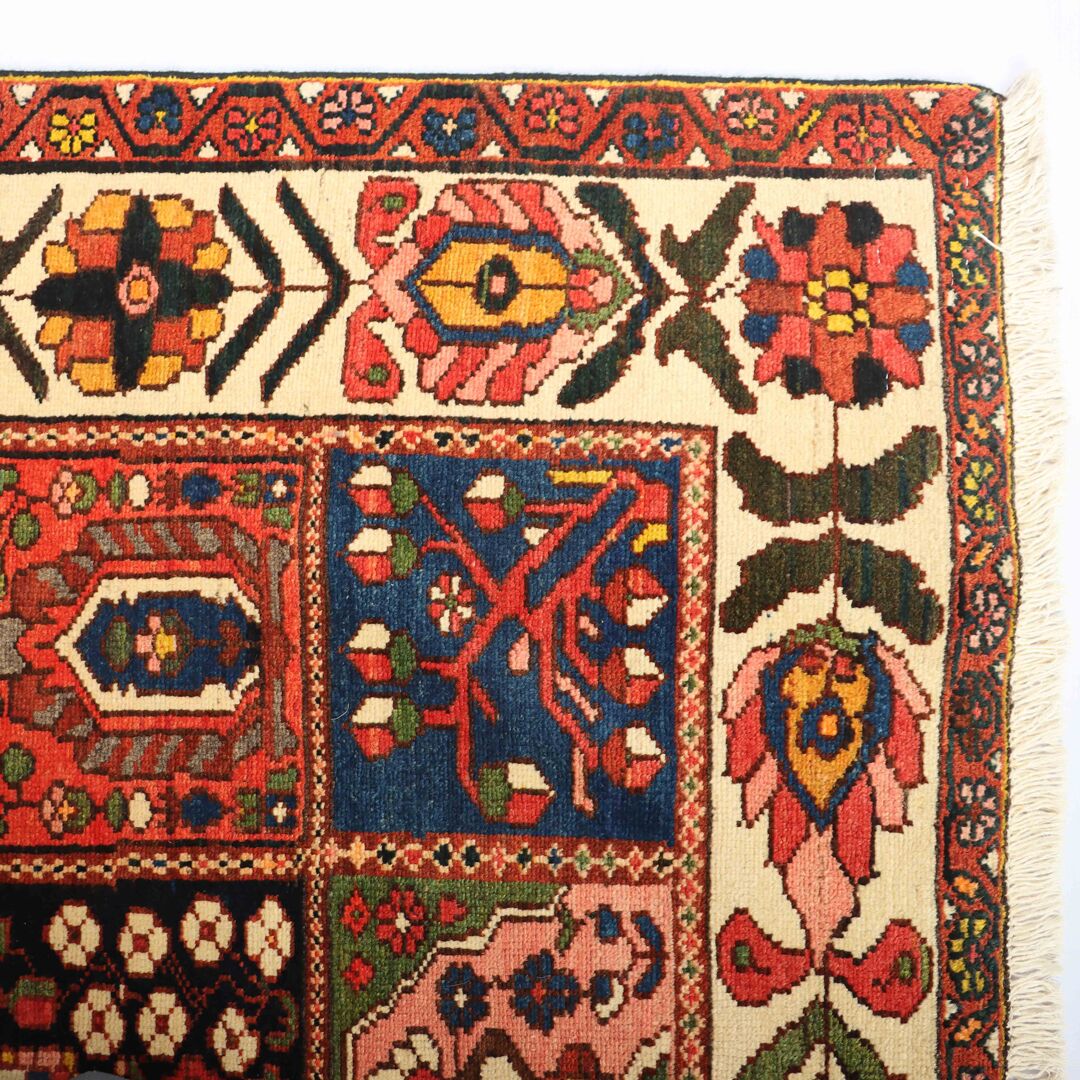3.6x1.7M Vintage Bakhtiari Persian Rug - Image 4