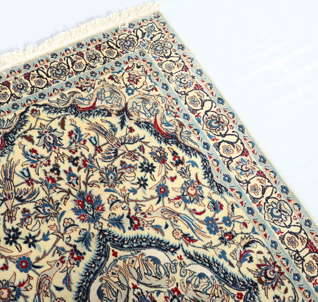 2x1.2M Persian Nain Rug (6La) - Image 4