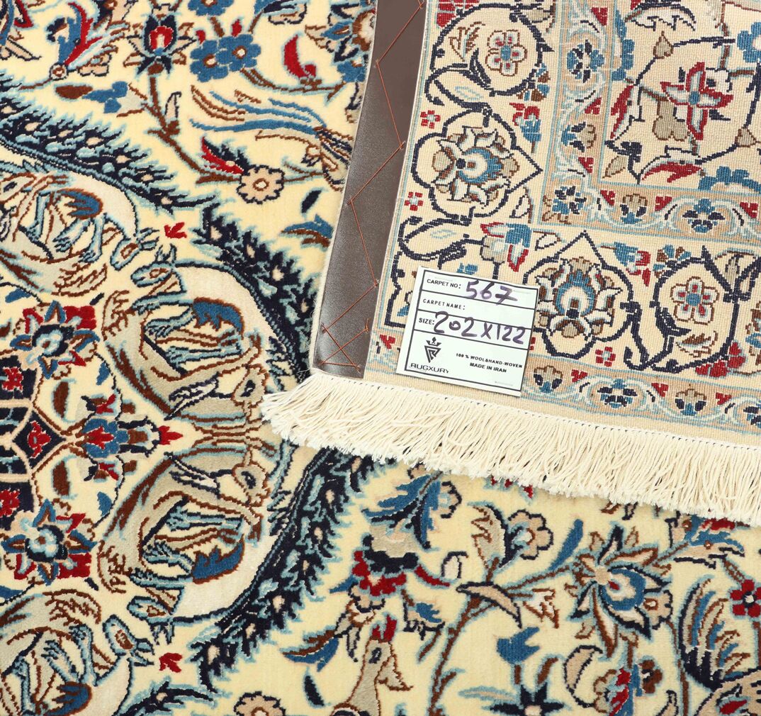 2x1.2M Persian Nain Rug (6La) - Image 7