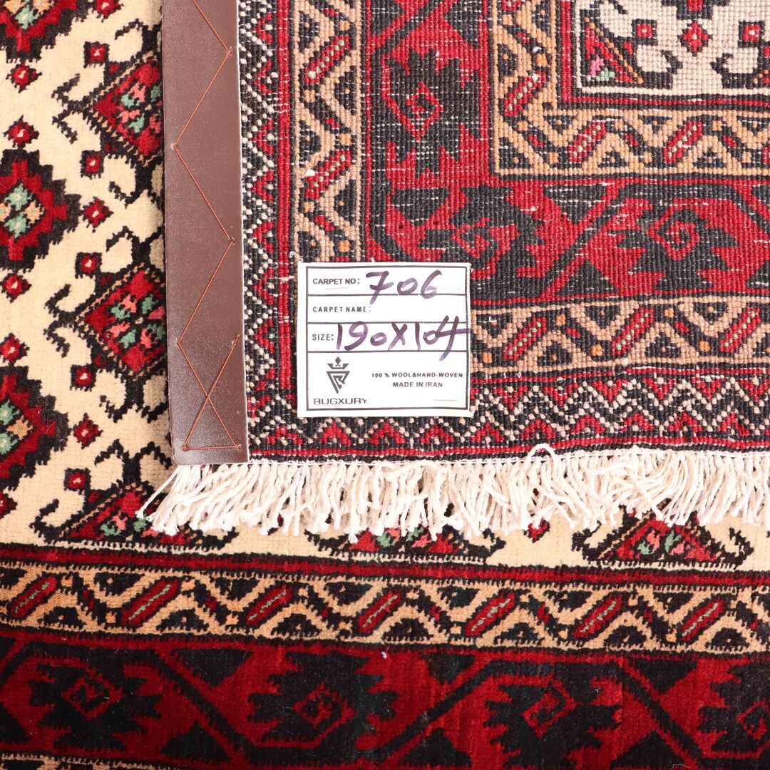 1.9x1M Balouchi Tribal Rug - Image 8