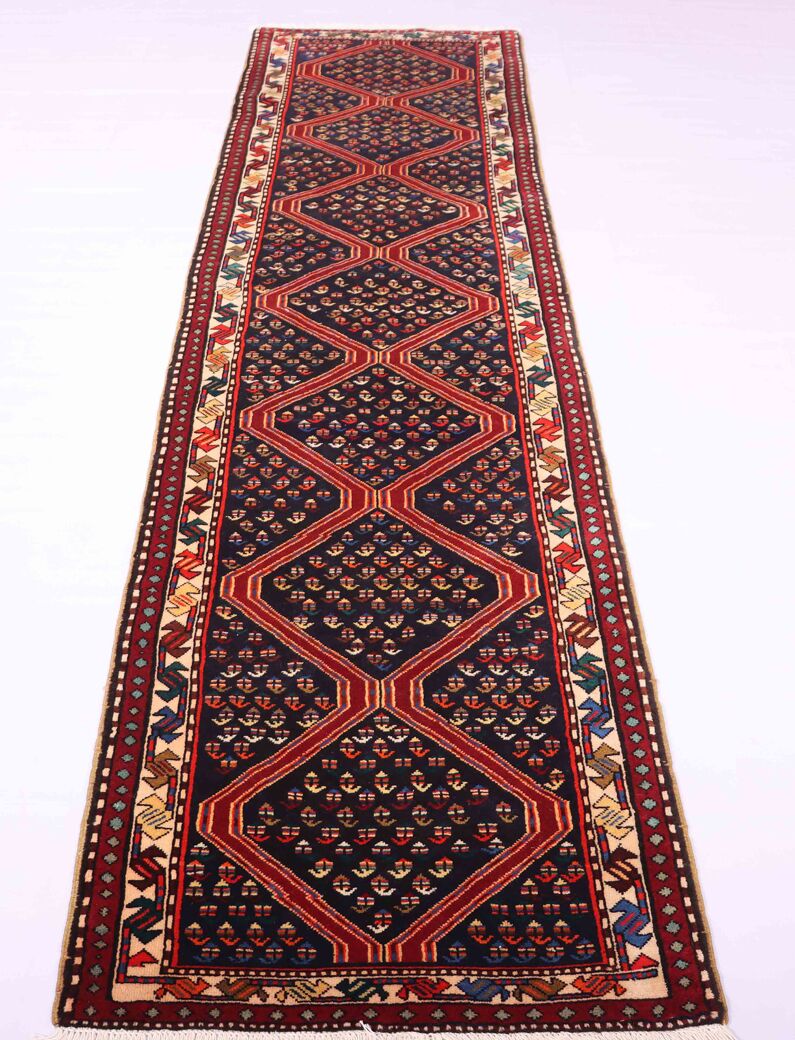 Antique 3M Gharedagh Persian Runner (60yrs) - Image 2