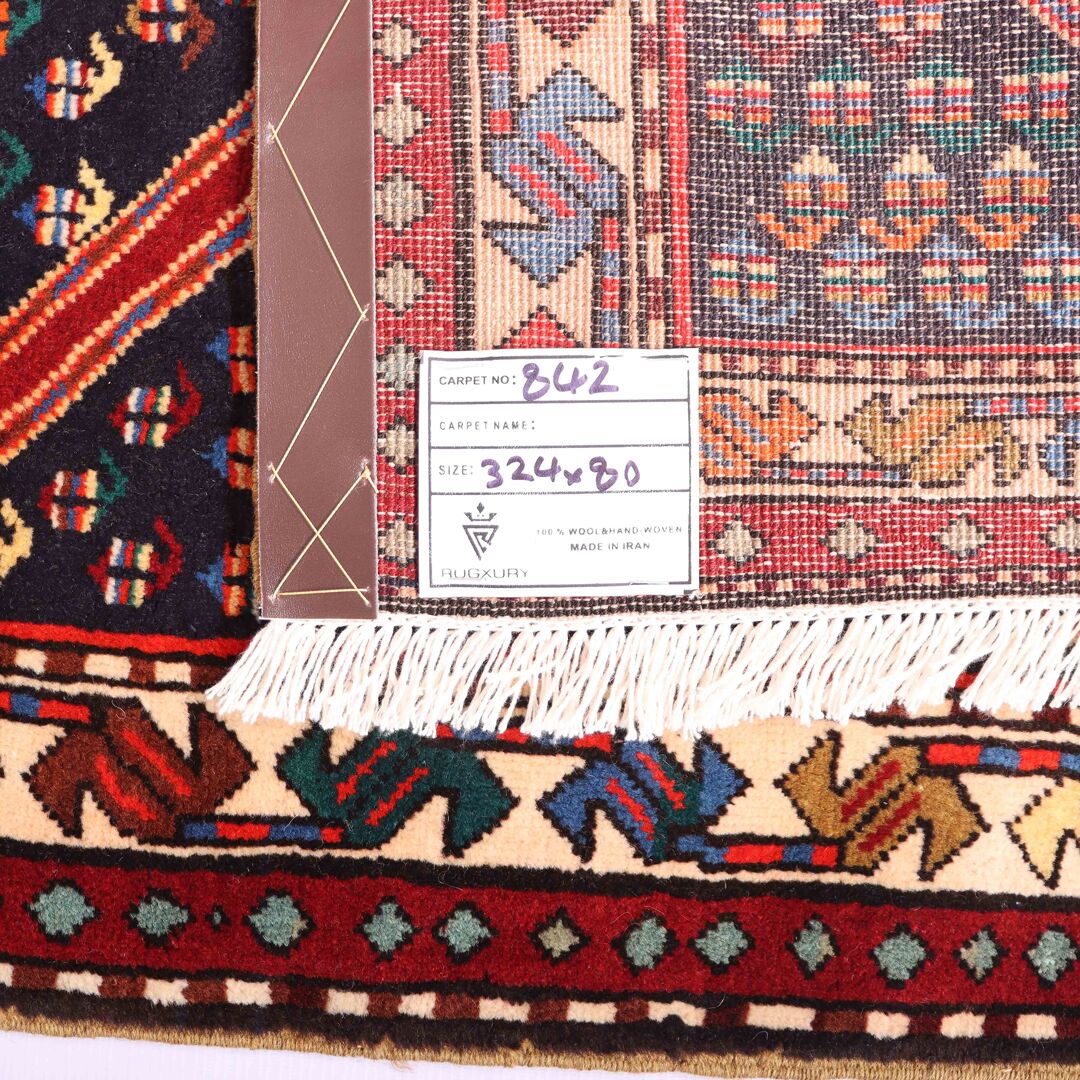 Antique 3M Gharedagh Persian Runner (60yrs) - Image 6