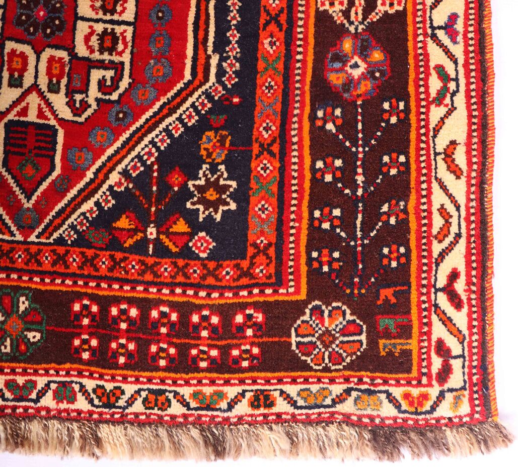 2.4x1.6M Qashghai Shiraz Rug - Image 5