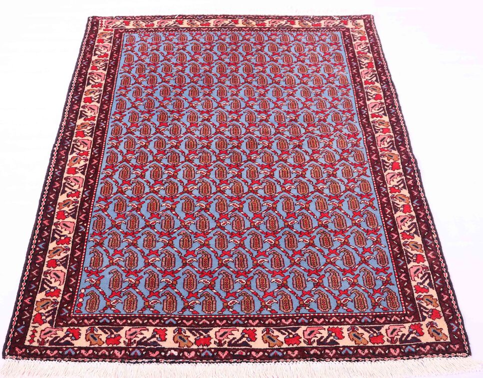 1.5x1M Persian Saveh Paisley Design Rug (Boteh) - Image 2
