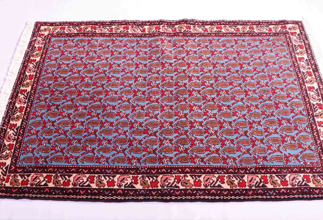 1.5x1M Persian Saveh Paisley Design Rug (Boteh) - Image 3