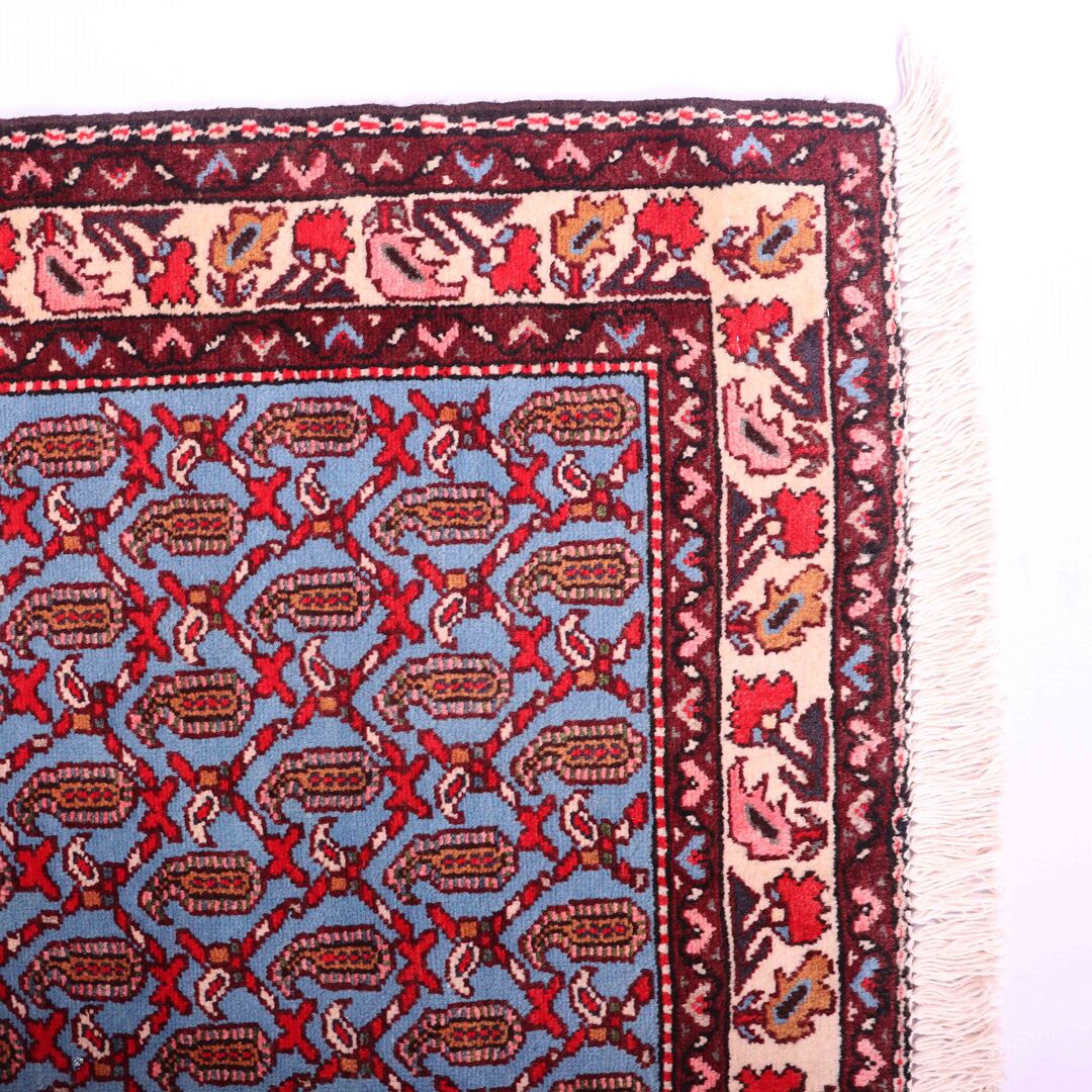 1.5x1M Persian Saveh Paisley Design Rug (Boteh) - Image 5