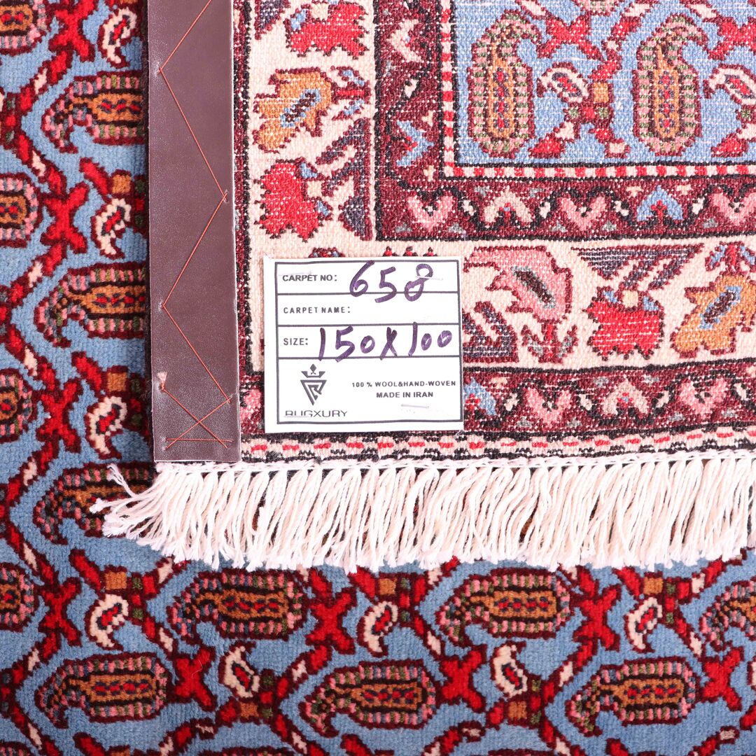 1.5x1M Persian Saveh Paisley Design Rug (Boteh) - Image 6