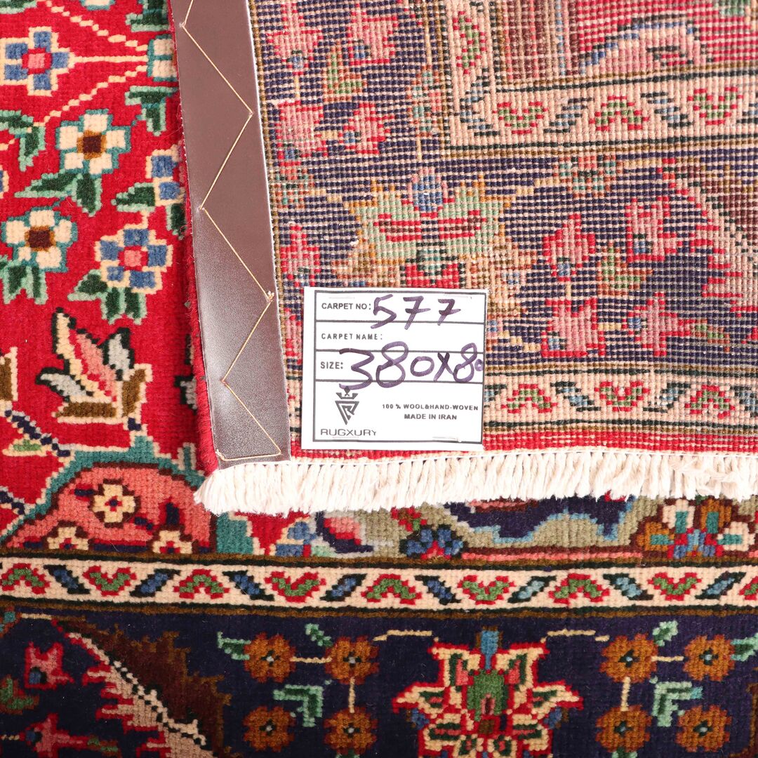3.8m Vase Design Tabriz Persian Runner - Image 7