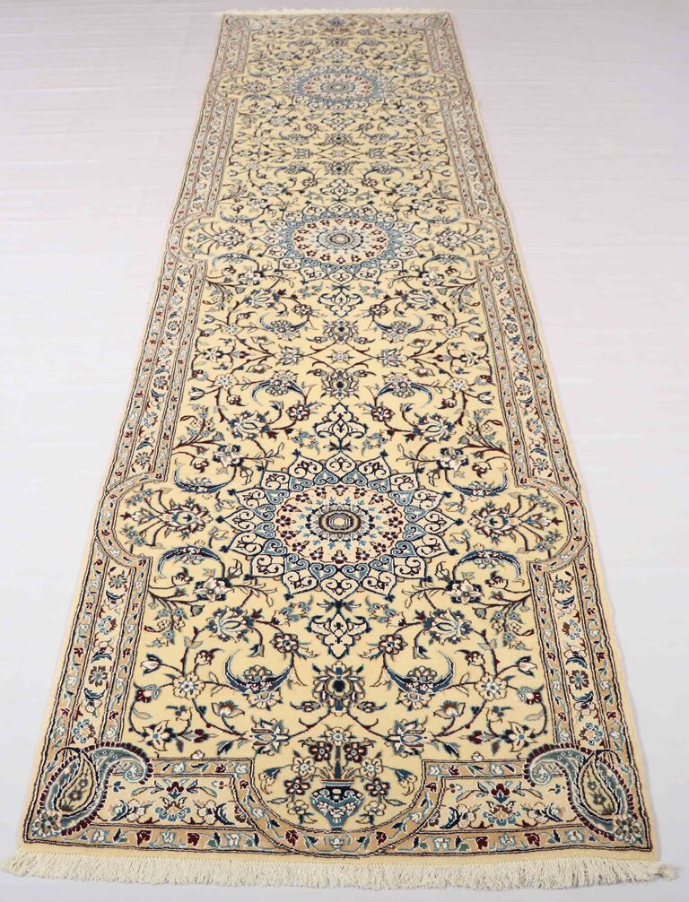 4m Persian Original Nain Hall Runner (6La) - Image 2