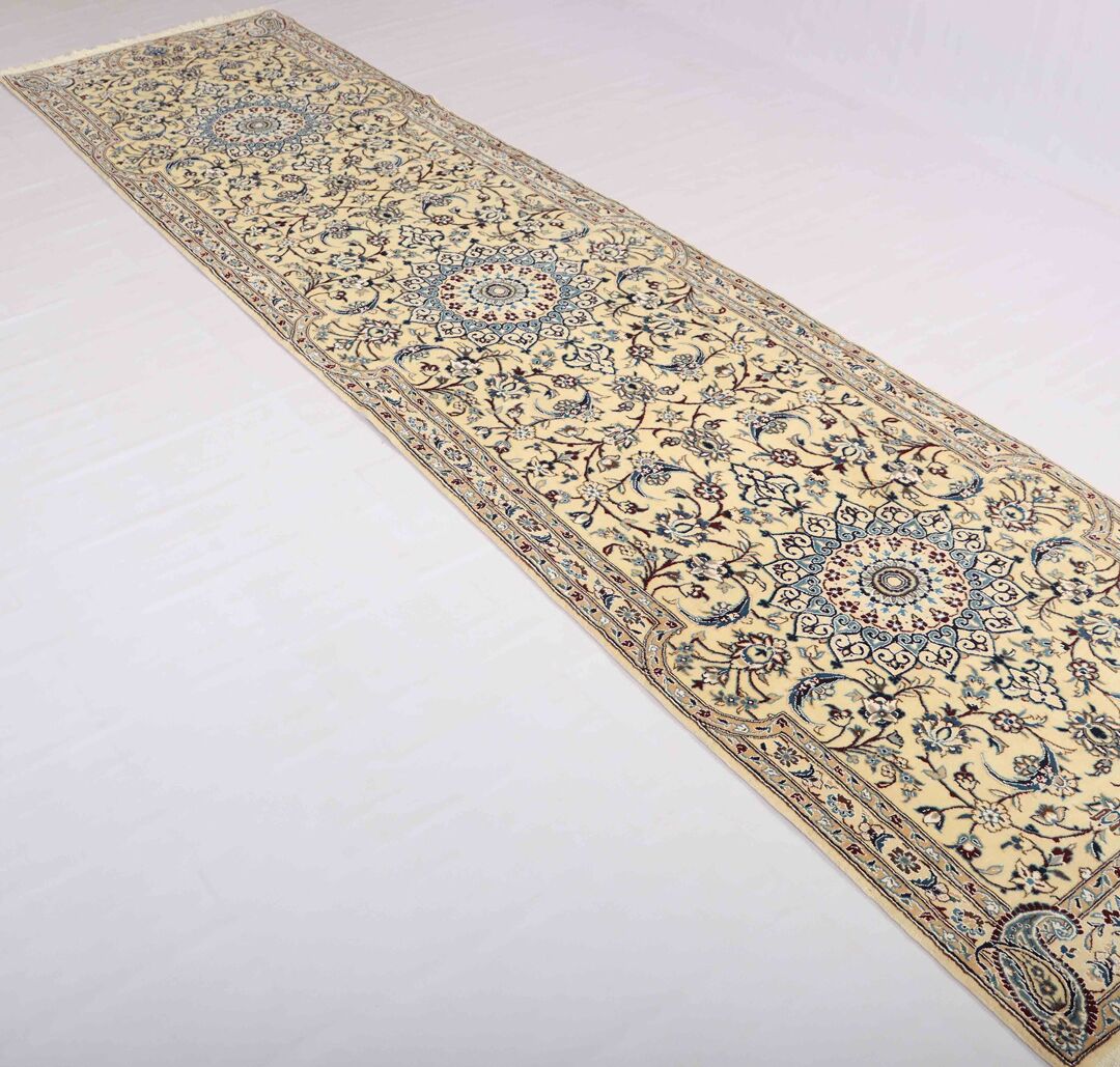 4m Persian Original Nain Hall Runner (6La) - Image 3