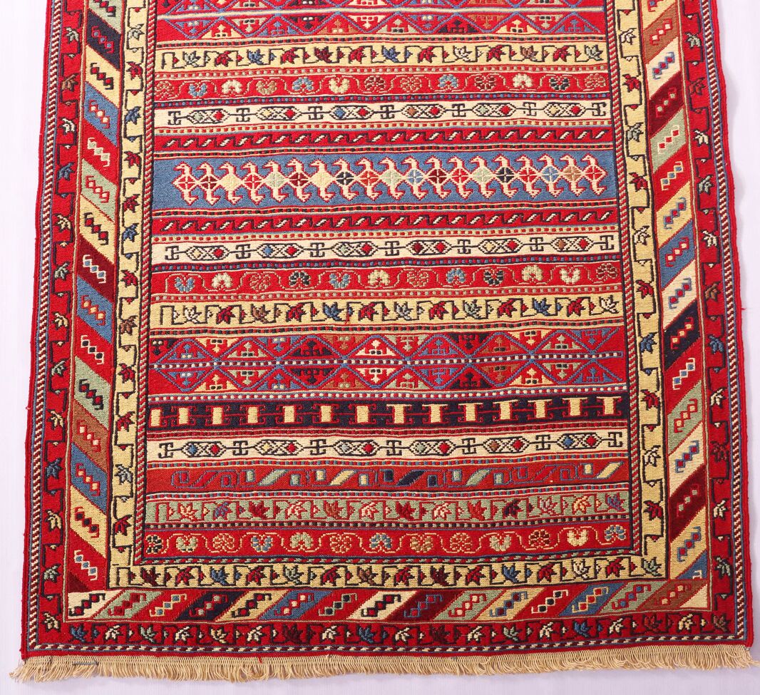 1.5x1.1M Persian Sumak Kilim Rug - Image 5