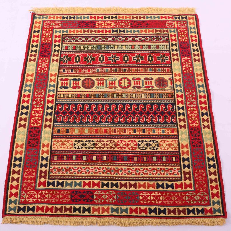 1x0.8M Persian Sumak Kilim Rug