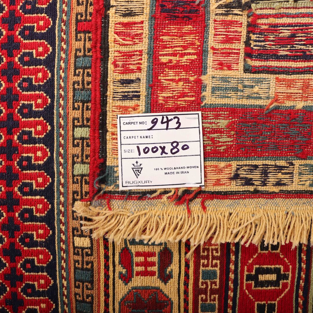 1x0.8M Persian Sumak Kilim Rug - Image 6
