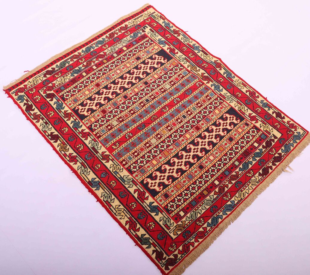 1x0.8M Persian Sumak Kilim Rug - Image 5