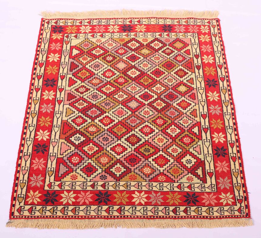 1x0.8M Persian Sumak Kilim Rug - Image 2
