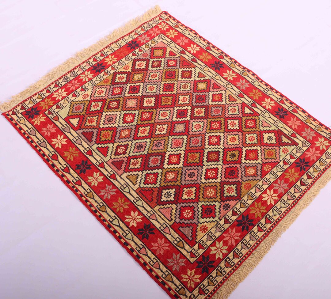 1x0.8M Persian Sumak Kilim Rug - Image 3