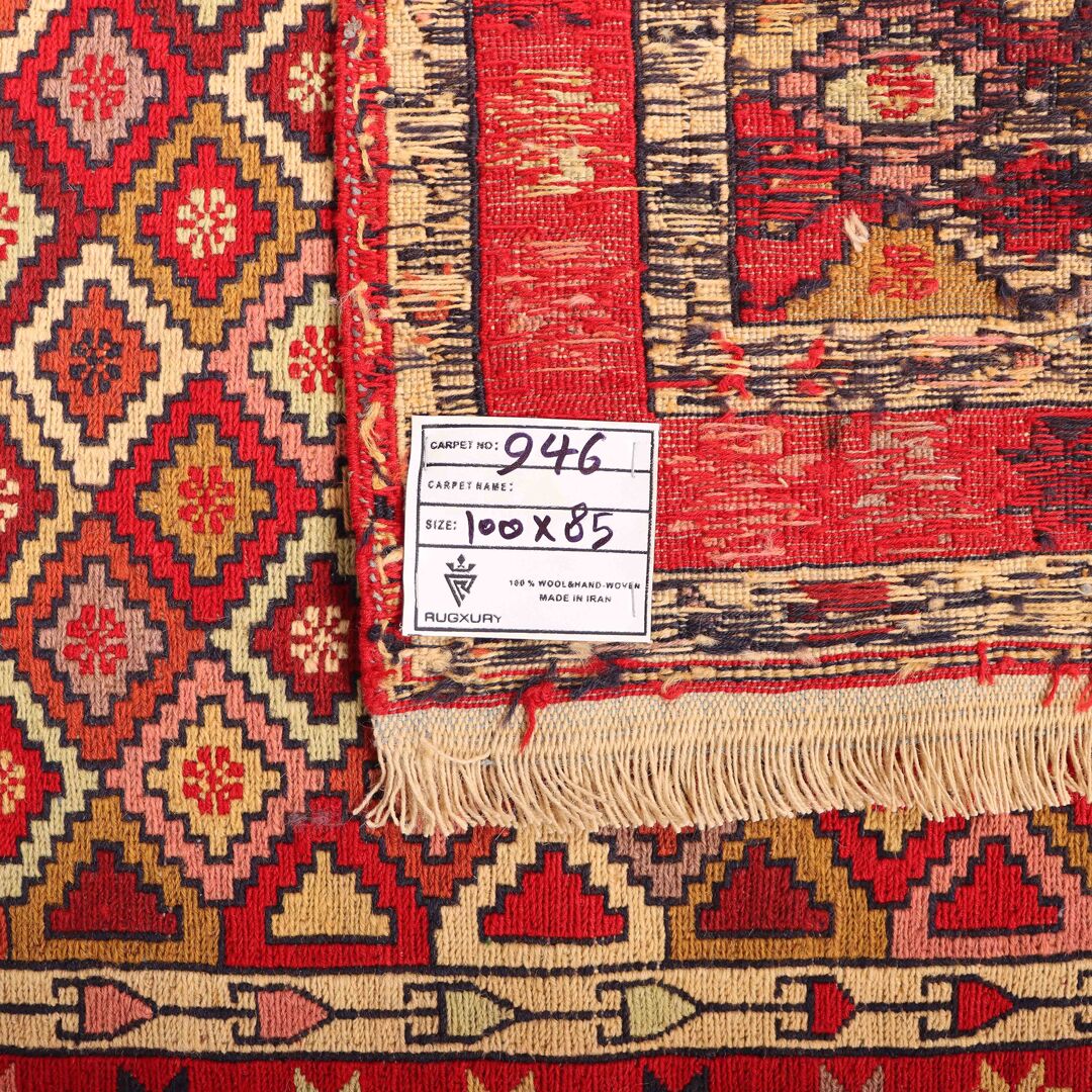 1x0.8M Persian Sumak Kilim Rug - Image 6