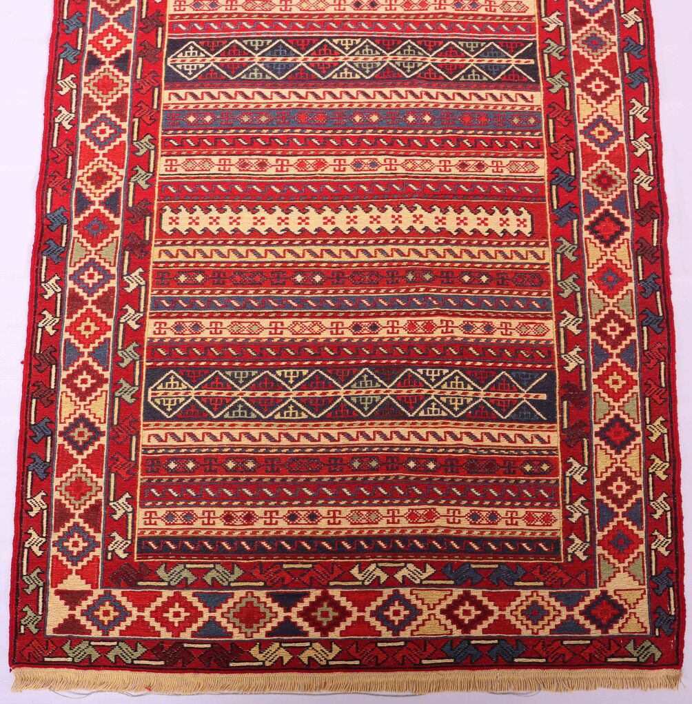 1.4x1M Persian Sumak Kilim Rug - Image 2