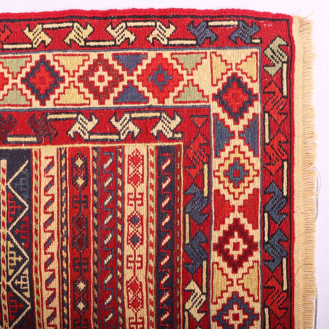 1.4x1M Persian Sumak Kilim Rug - Image 3
