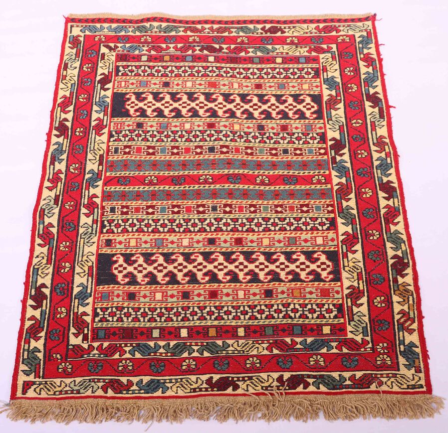 1x0.8M Persian Sumak Kilim Rug - Image 6
