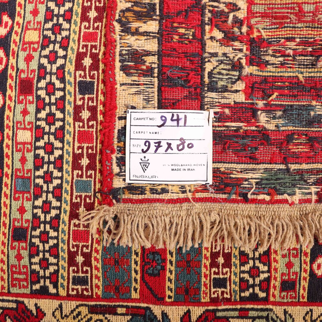 1x0.8M Persian Sumak Kilim Rug - Image 5