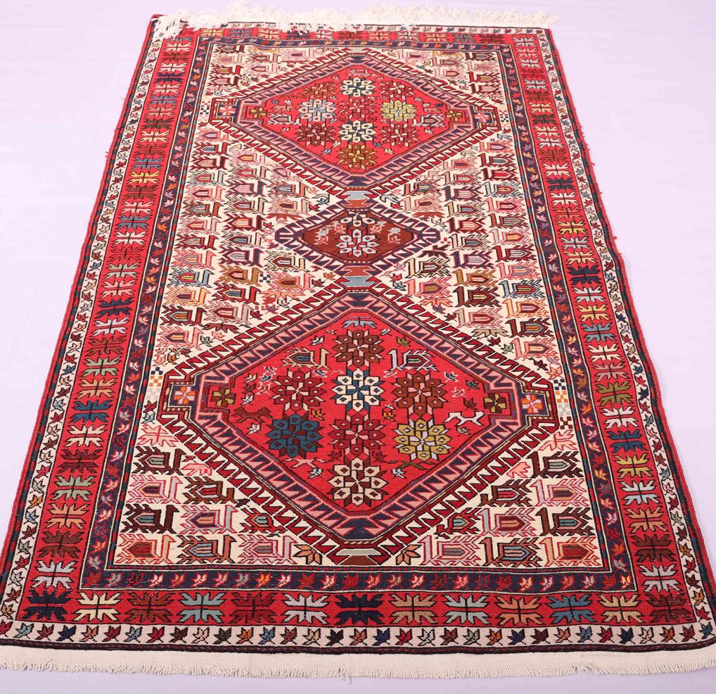 2x1.3M Persian Sumak Kilim Rug - Image 2