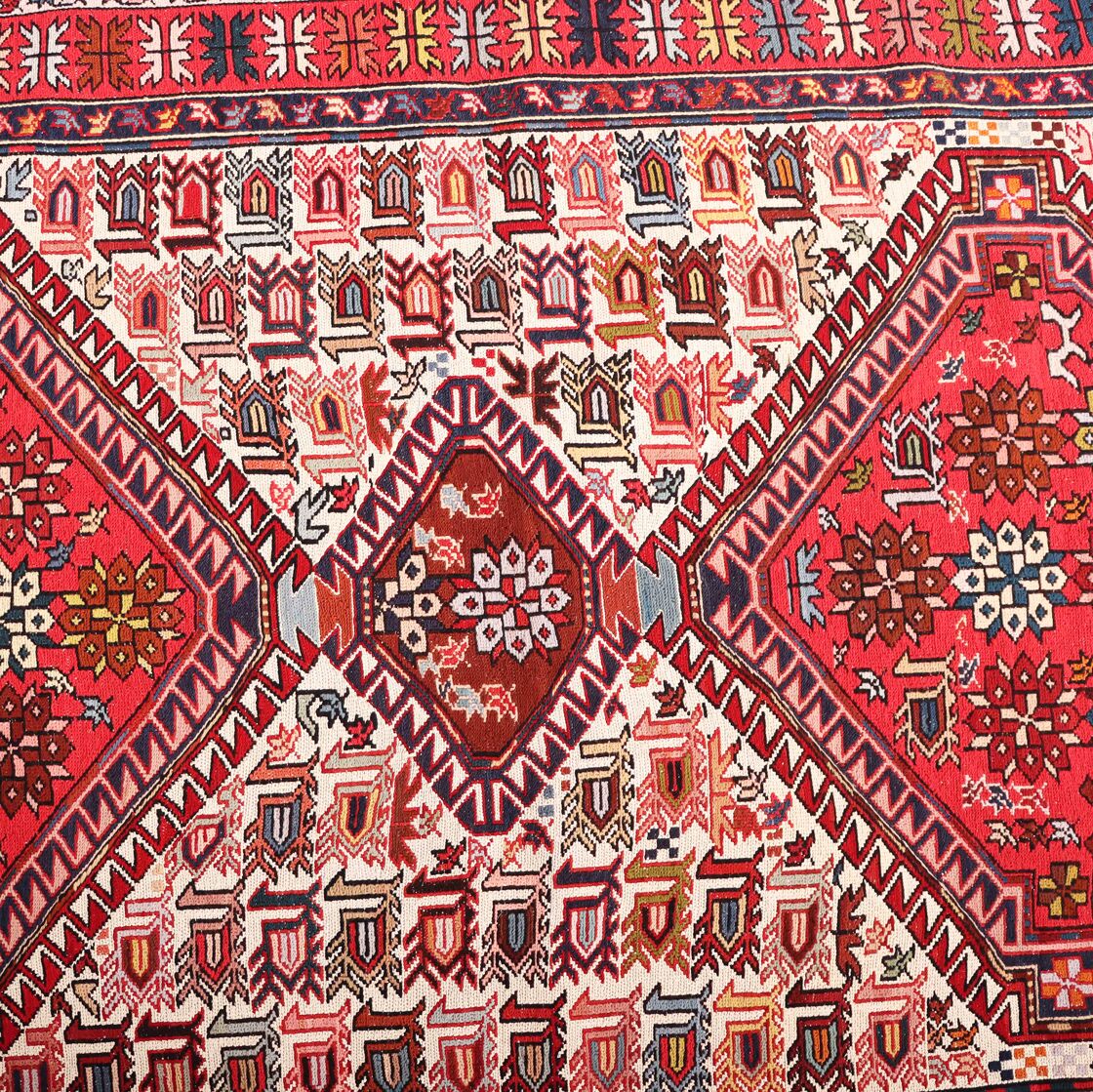 2x1.3M Persian Sumak Kilim Rug - Image 4