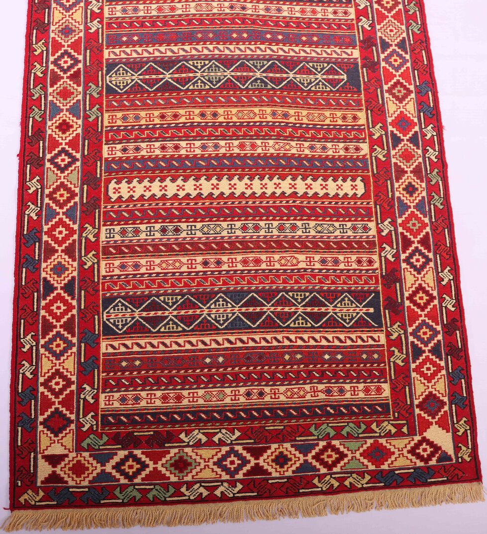 1.4x1M Persian Sumak Kilim Rug - Image 4