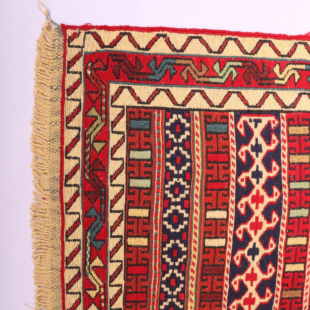 1x0.9M Persian Sumak Kilim Rug - Image 5