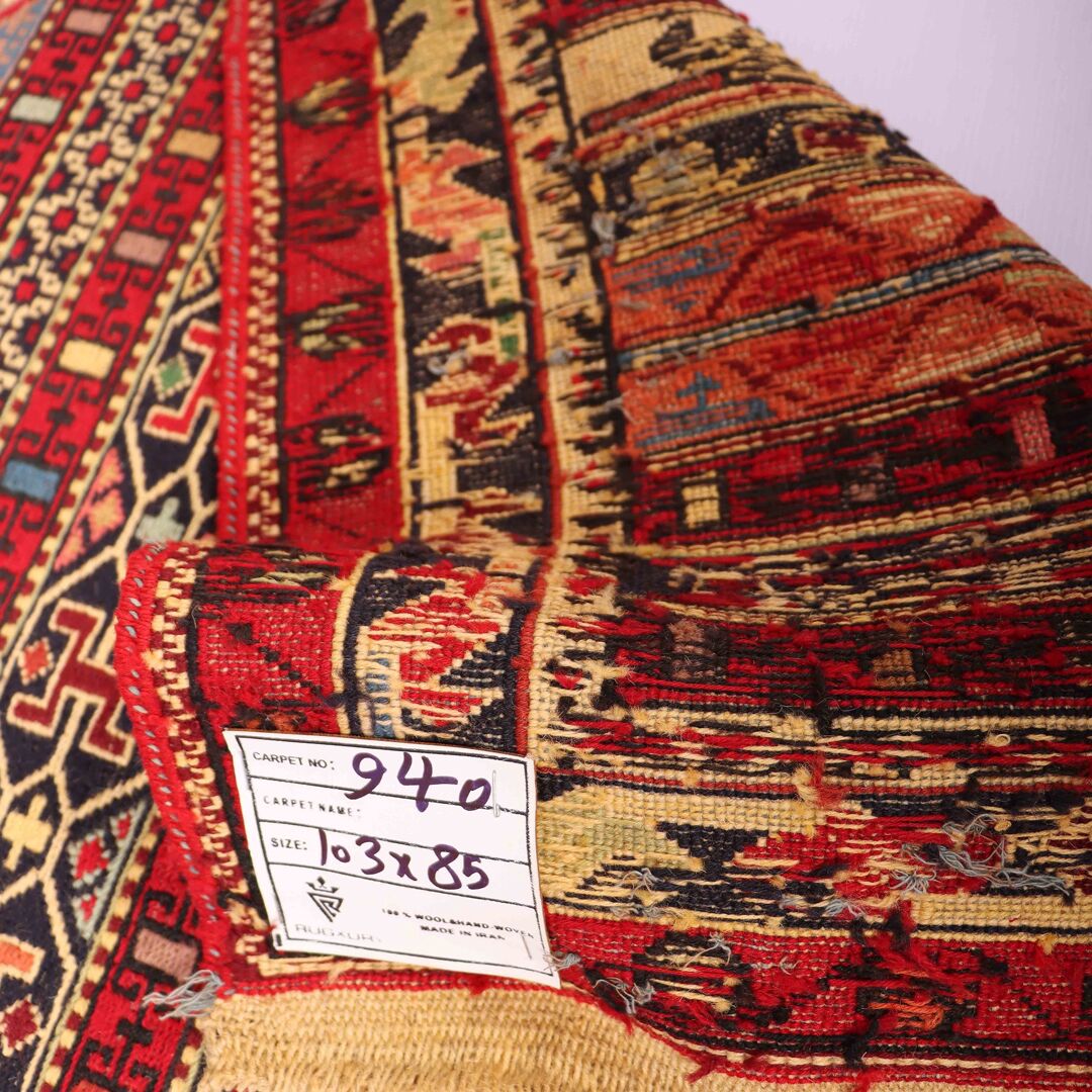 1x0.9M Persian Sumak Kilim Rug - Image 3