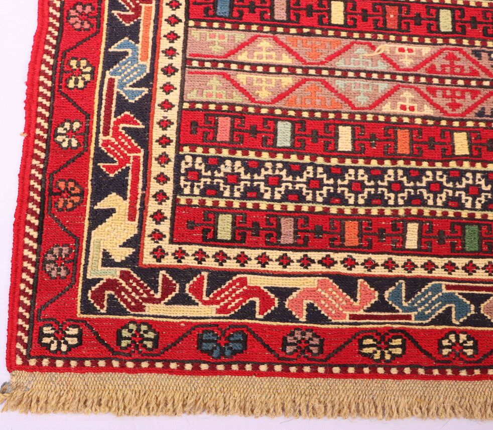 1x0.9M Persian Sumak Kilim Rug - Image 3