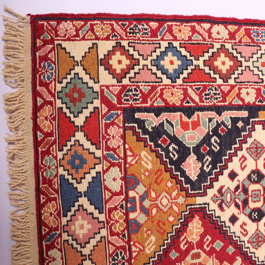 1x0.8M Persian Sumak Kilim Rug - Image 3