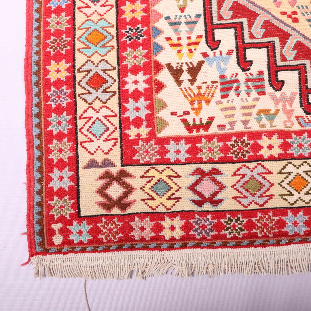 1x0.8M Persian Sumak Kilim Rug - Image 3
