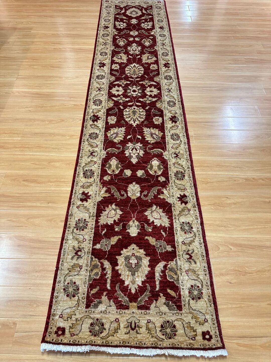3.5 x 0.77 m Afghan Ziegler Chobi Hall Runner - Image 5