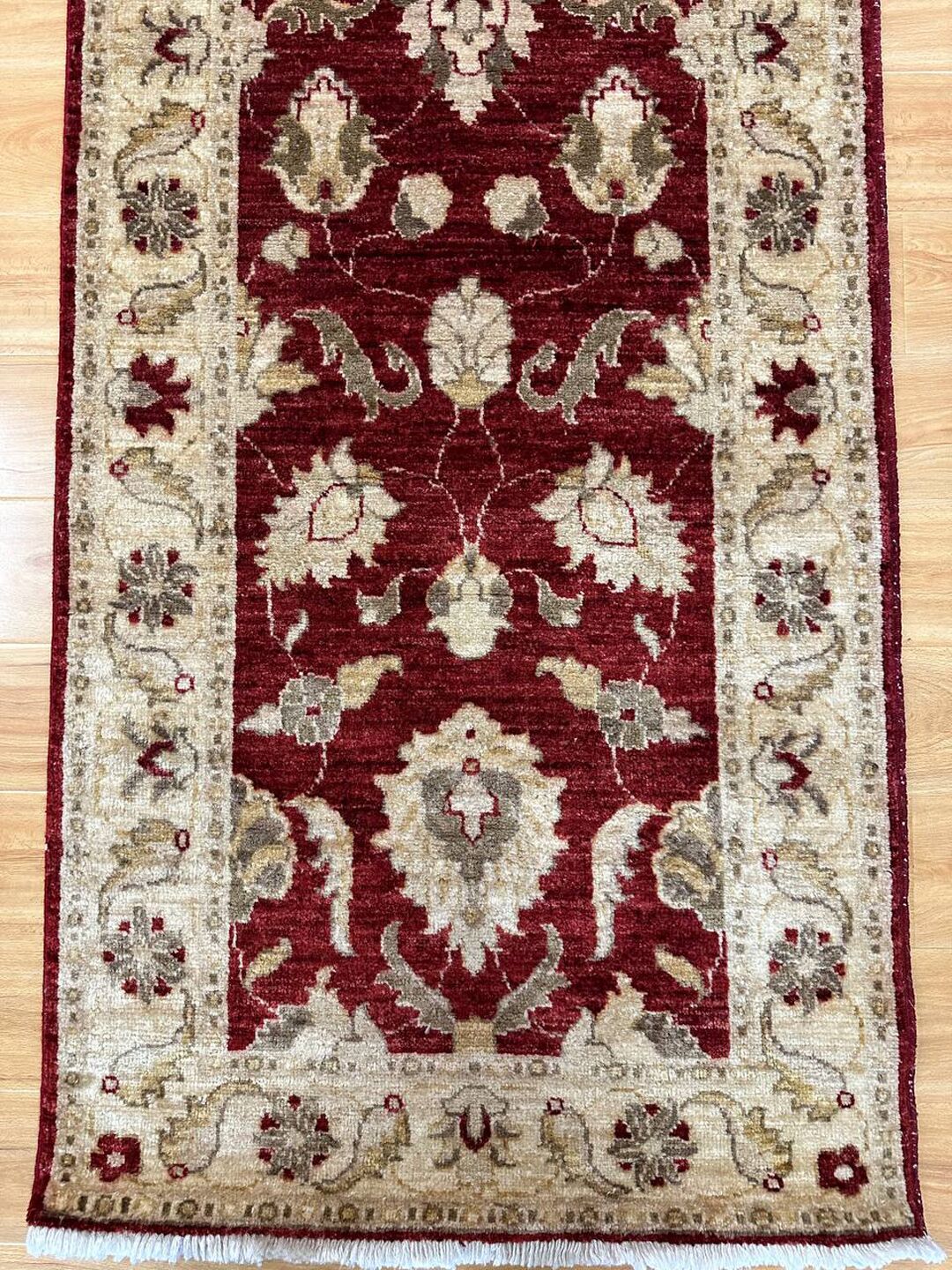 3.5 x 0.77 m Afghan Ziegler Chobi Hall Runner - Image 7
