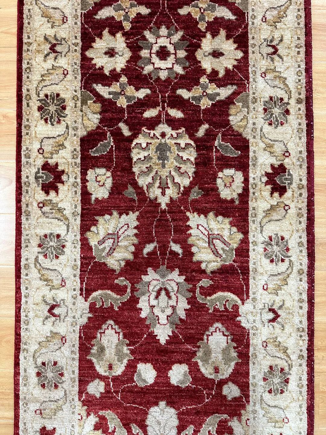 3.5 x 0.77 m Afghan Ziegler Chobi Hall Runner - Image 9