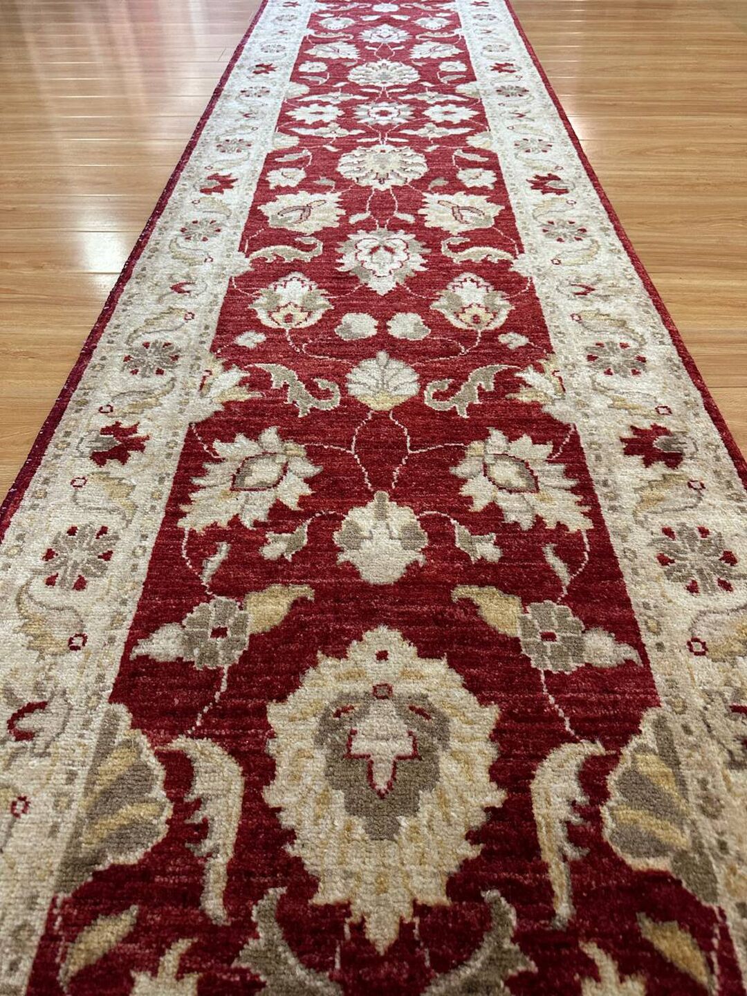 3.5 x 0.77 m Afghan Ziegler Chobi Hall Runner - Image 2