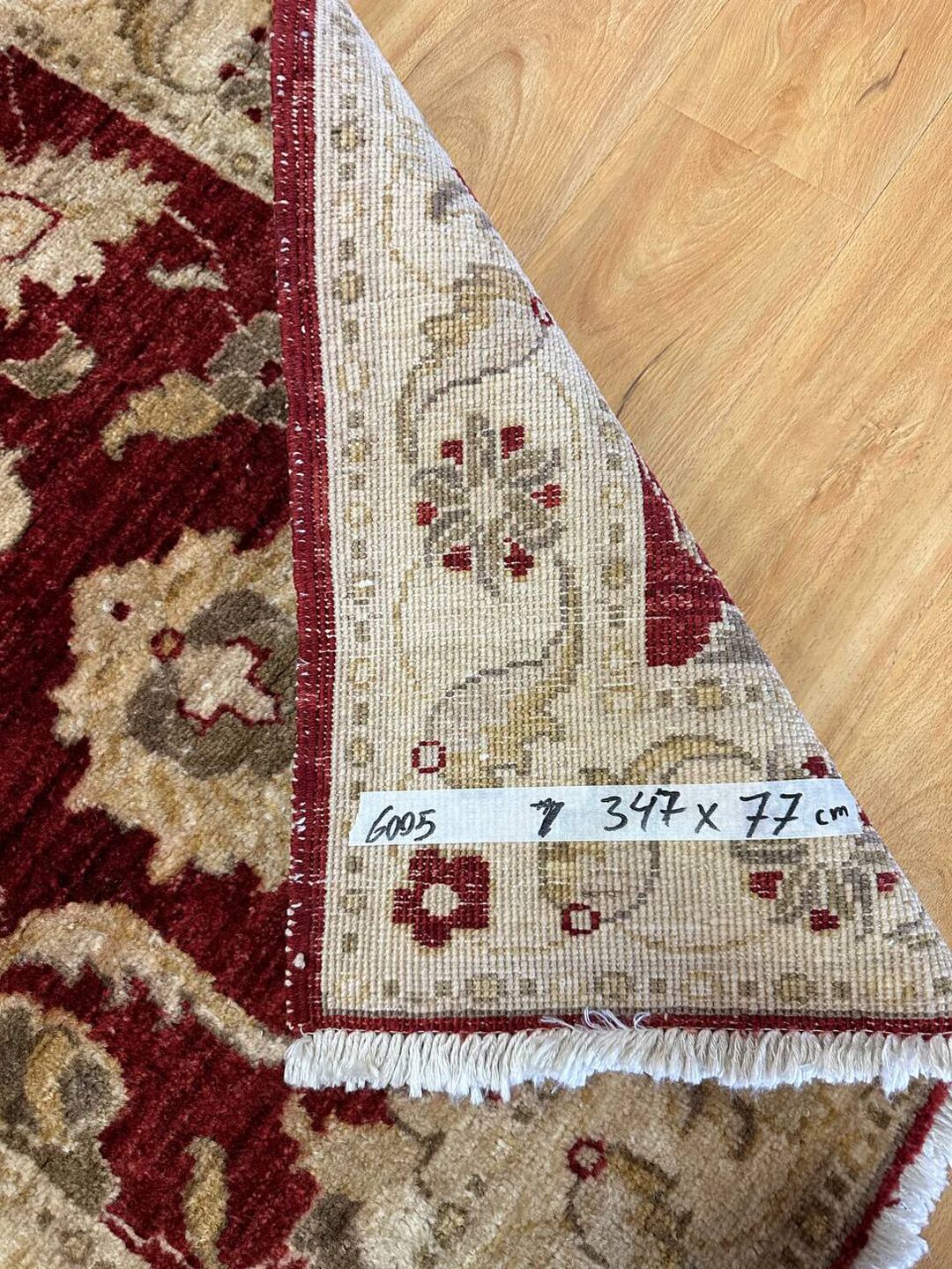3.5 x 0.77 m Afghan Ziegler Chobi Hall Runner - Image 12