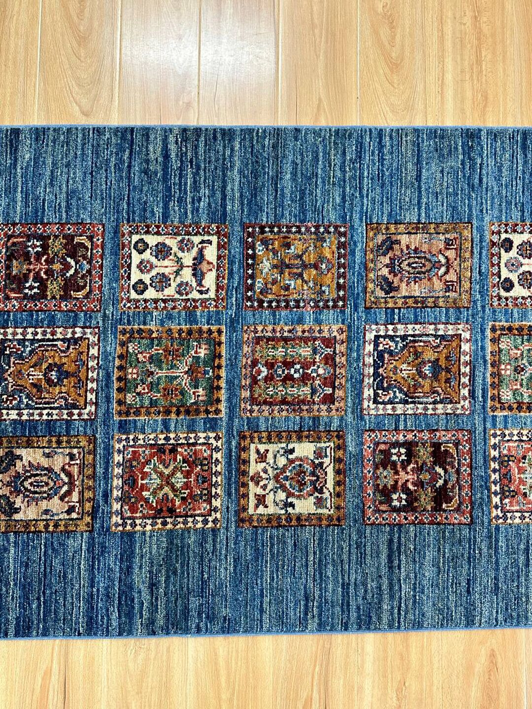 3.78 X 0.82 m Garden Design Afghan Kazak Hall Runner - Image 6