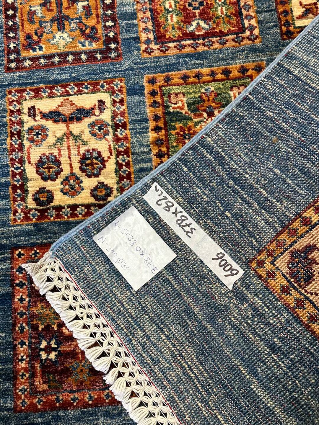 3.78 X 0.82 m Garden Design Afghan Kazak Hall Runner - Image 11