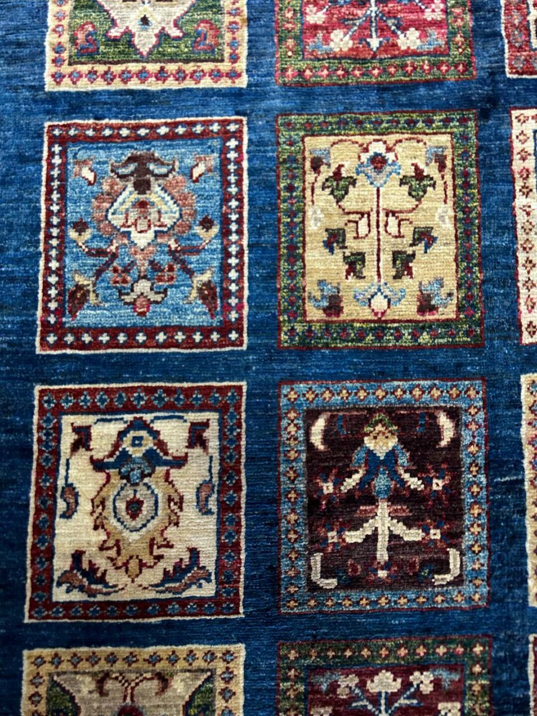 1.86 x 1.27 m Garden Design Afghan Kazak Rug - Image 6