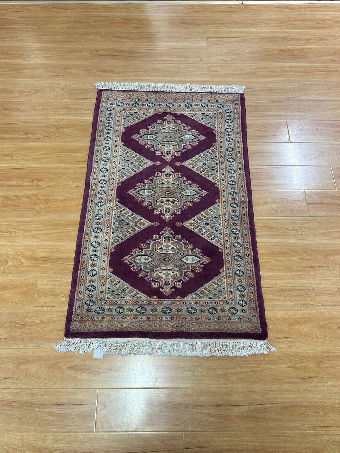 1.3x0.8 M Handmade Pakistani Rug - Image 6