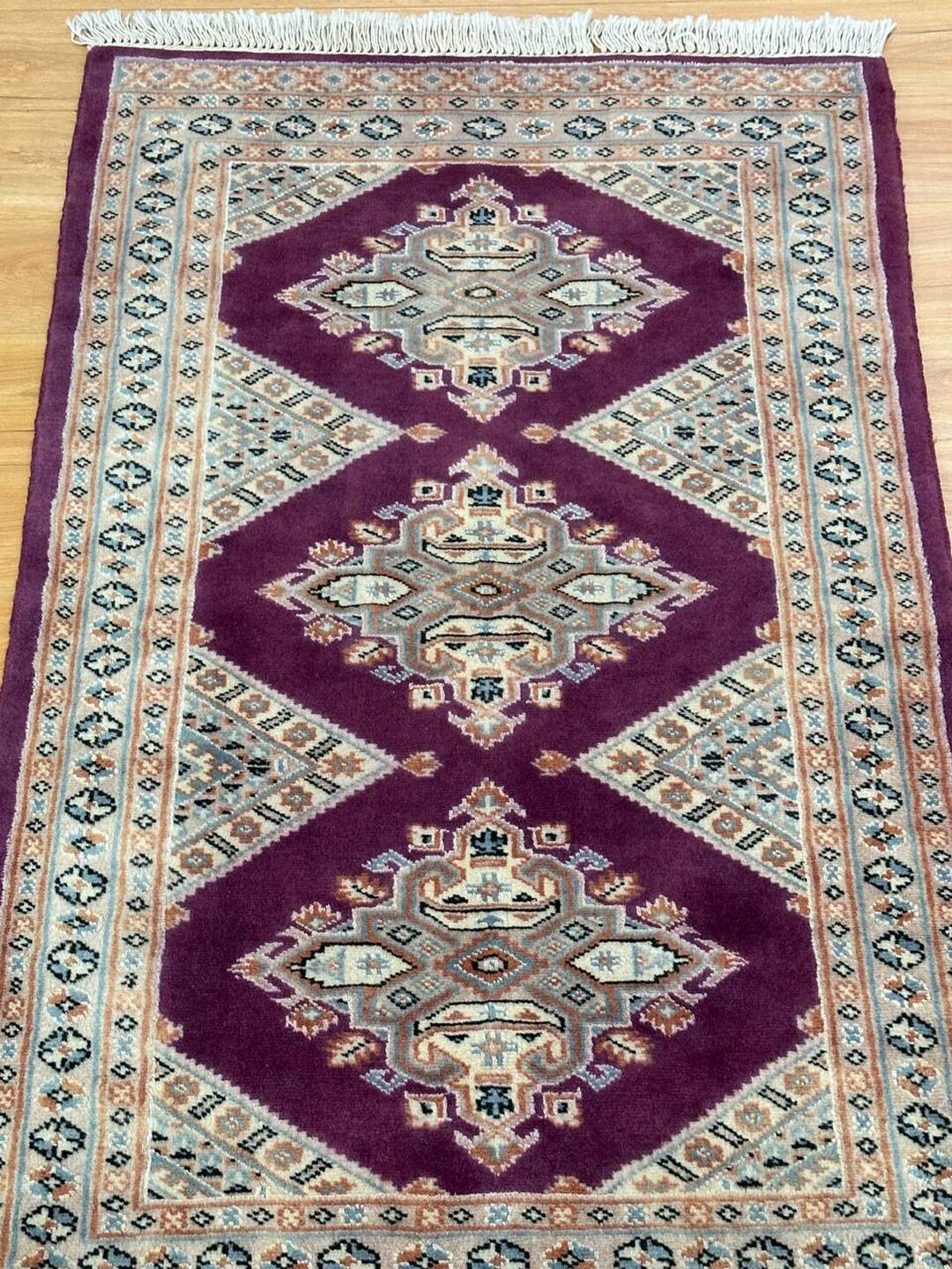 1.3x0.8 M Handmade Pakistani Rug - Image 5