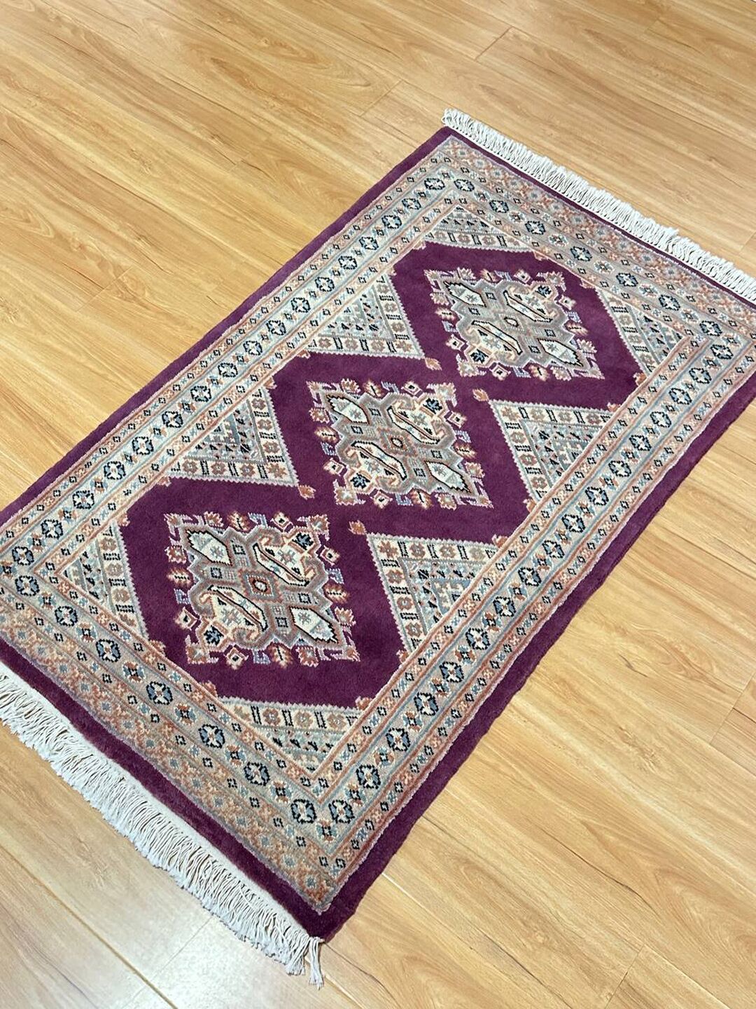 1.3x0.8 M Handmade Pakistani Rug - Image 2