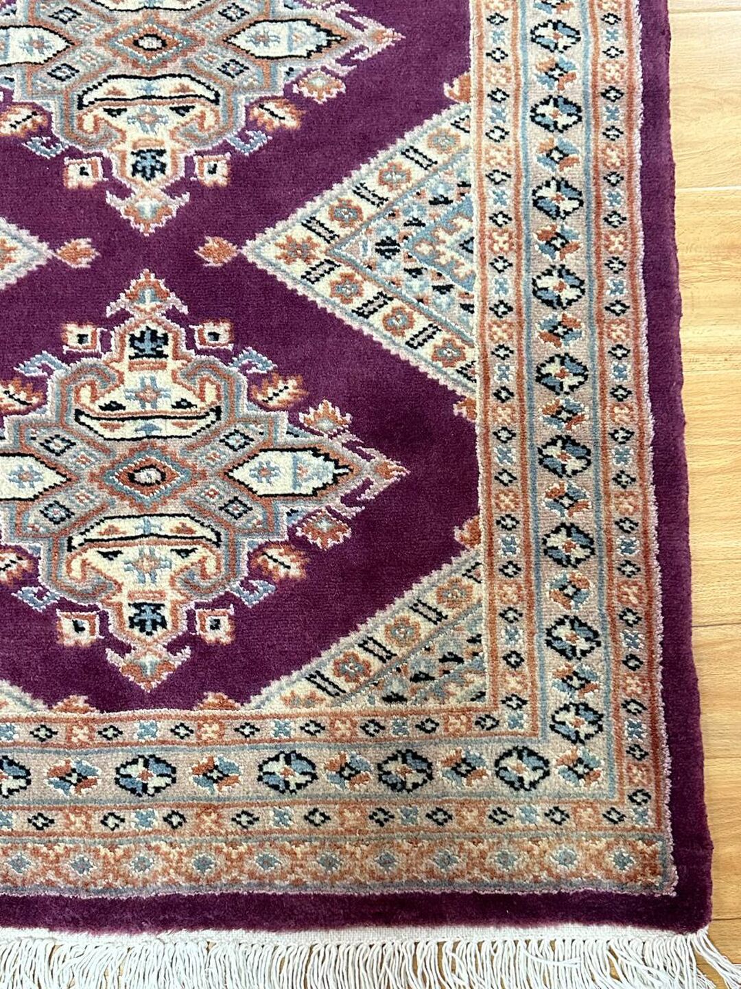 1.3x0.8 M Handmade Pakistani Rug - Image 7