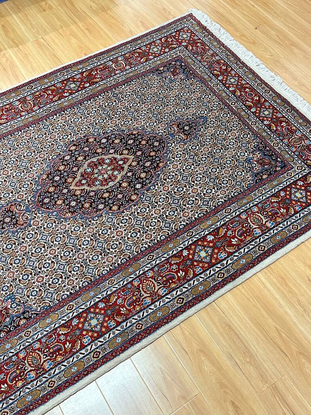 2x1.5M Fine Herati Birjand Persian Rug (Mahi) - Image 4