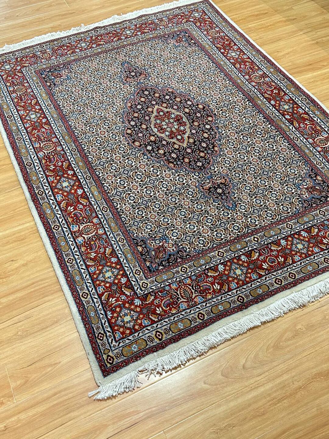 2x1.5M Fine Herati Birjand Persian Rug (Mahi) - Image 12
