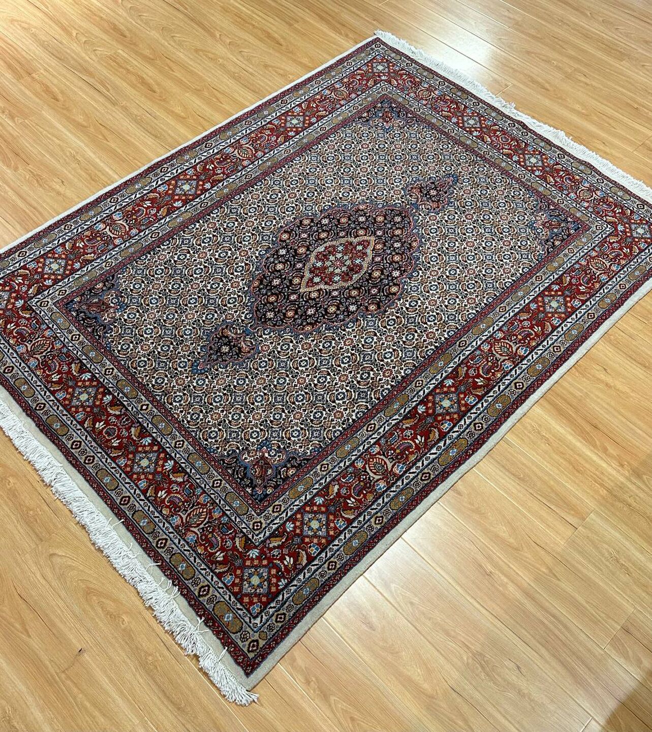 2x1.5M Fine Herati Birjand Persian Rug (Mahi) - Image 14