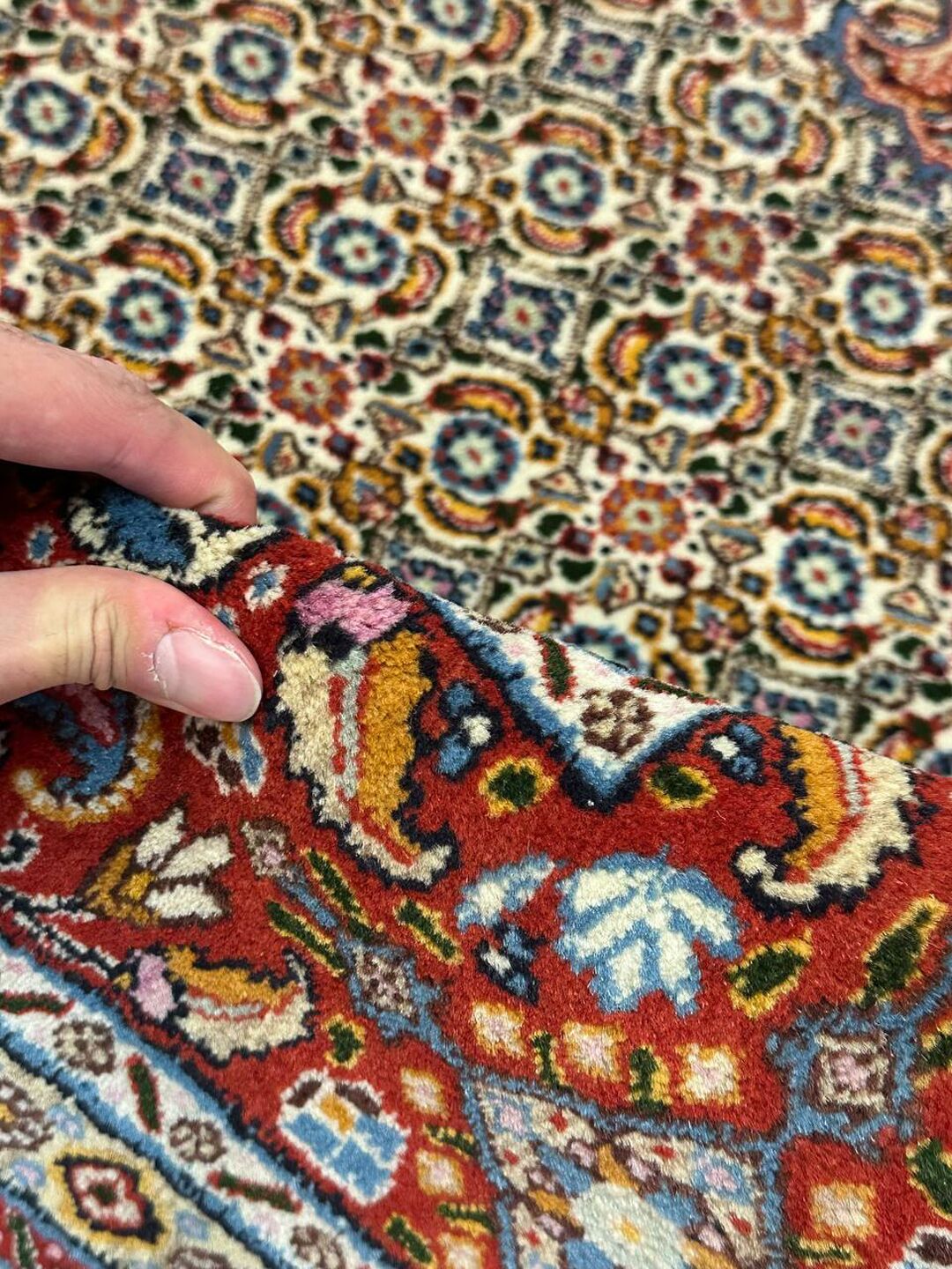 2x1.5M Fine Herati Birjand Persian Rug (Mahi) - Image 3