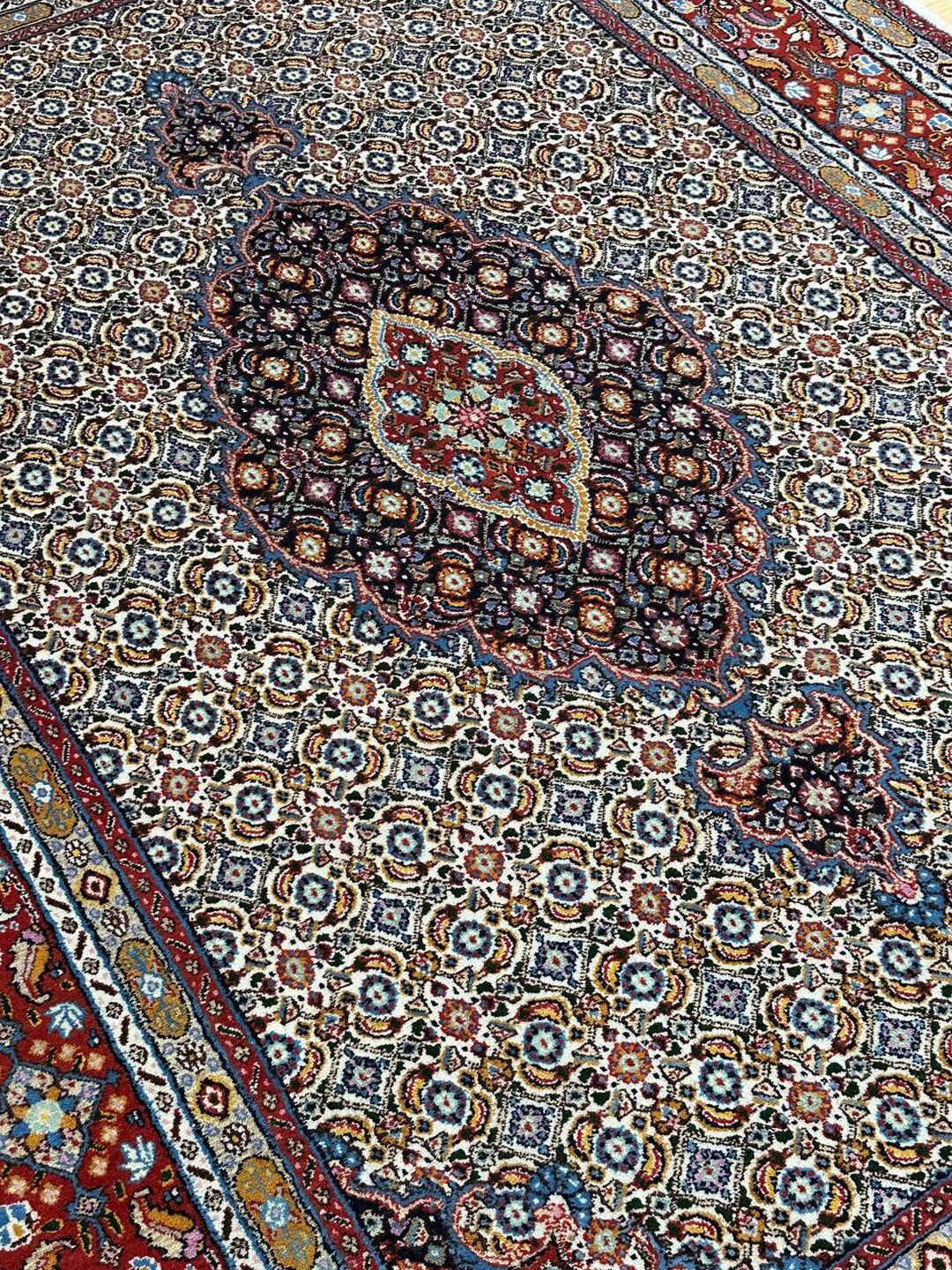 2x1.5M Fine Herati Birjand Persian Rug (Mahi) - Image 6